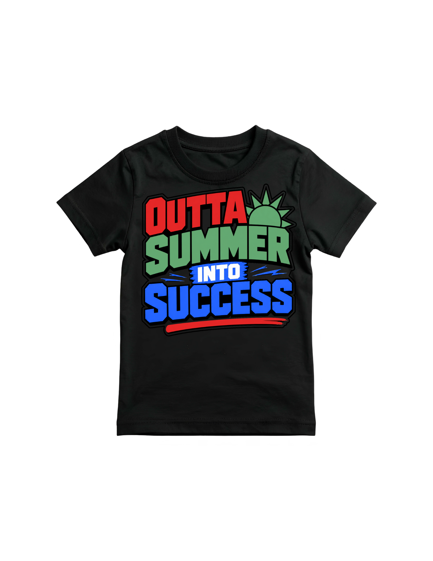Outta Summer Into Success Graphic T-Shirt