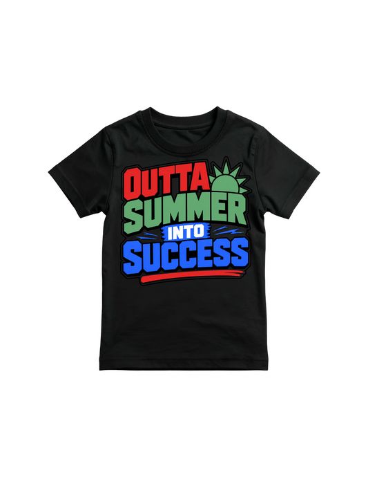 Outta Summer Into Success Graphic T-Shirt