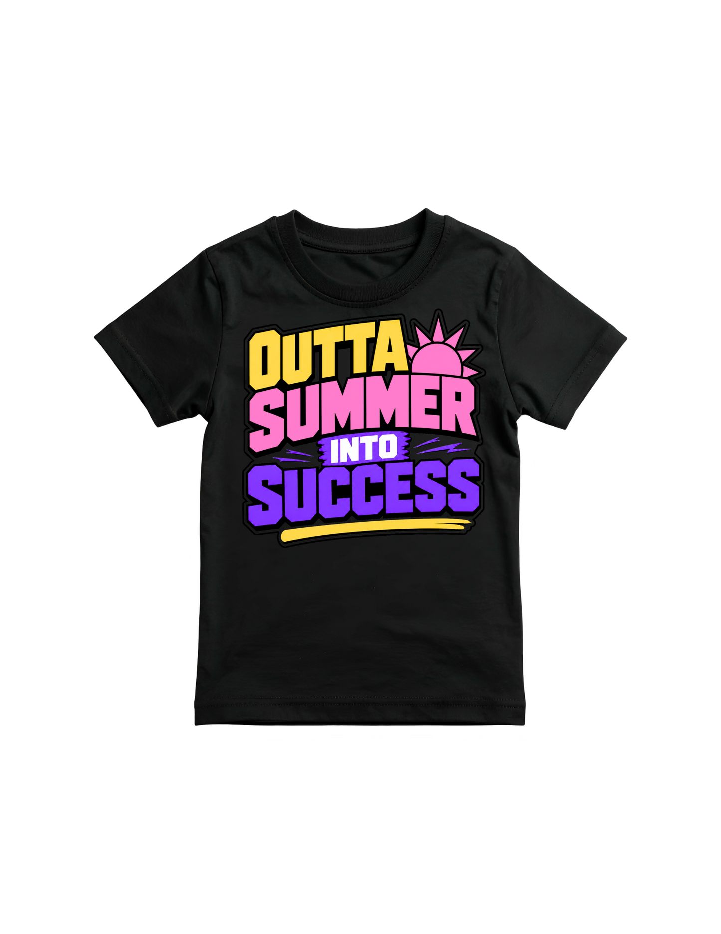 Outta Summer Into Success Graphic T-Shirt
