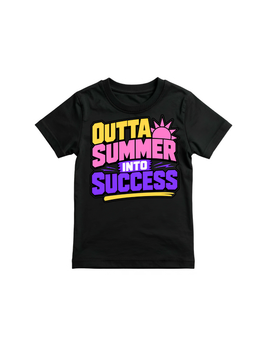 Outta Summer Into Success Graphic T-Shirt