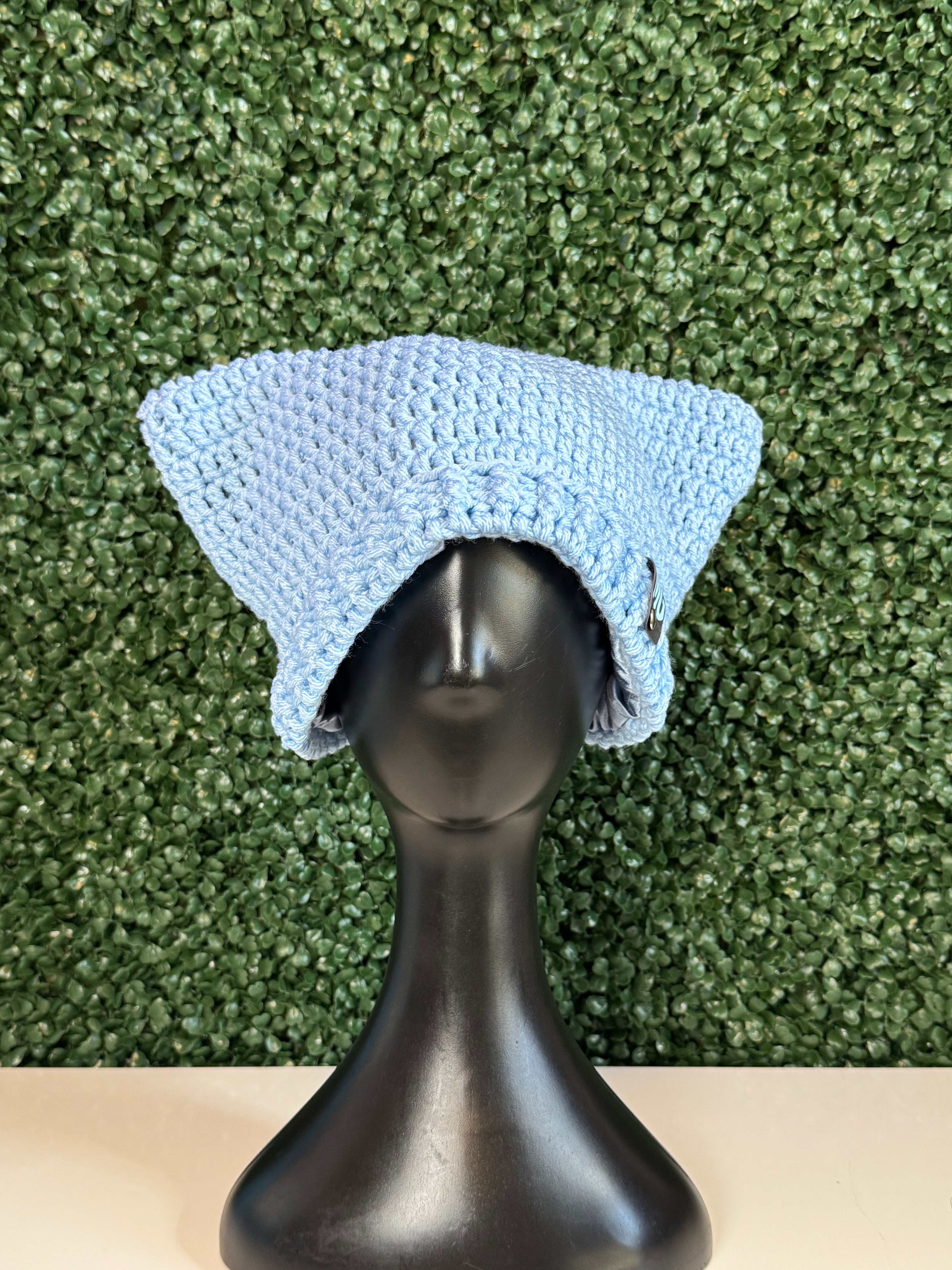 Satin lined "Icey" Cat ear Beanie