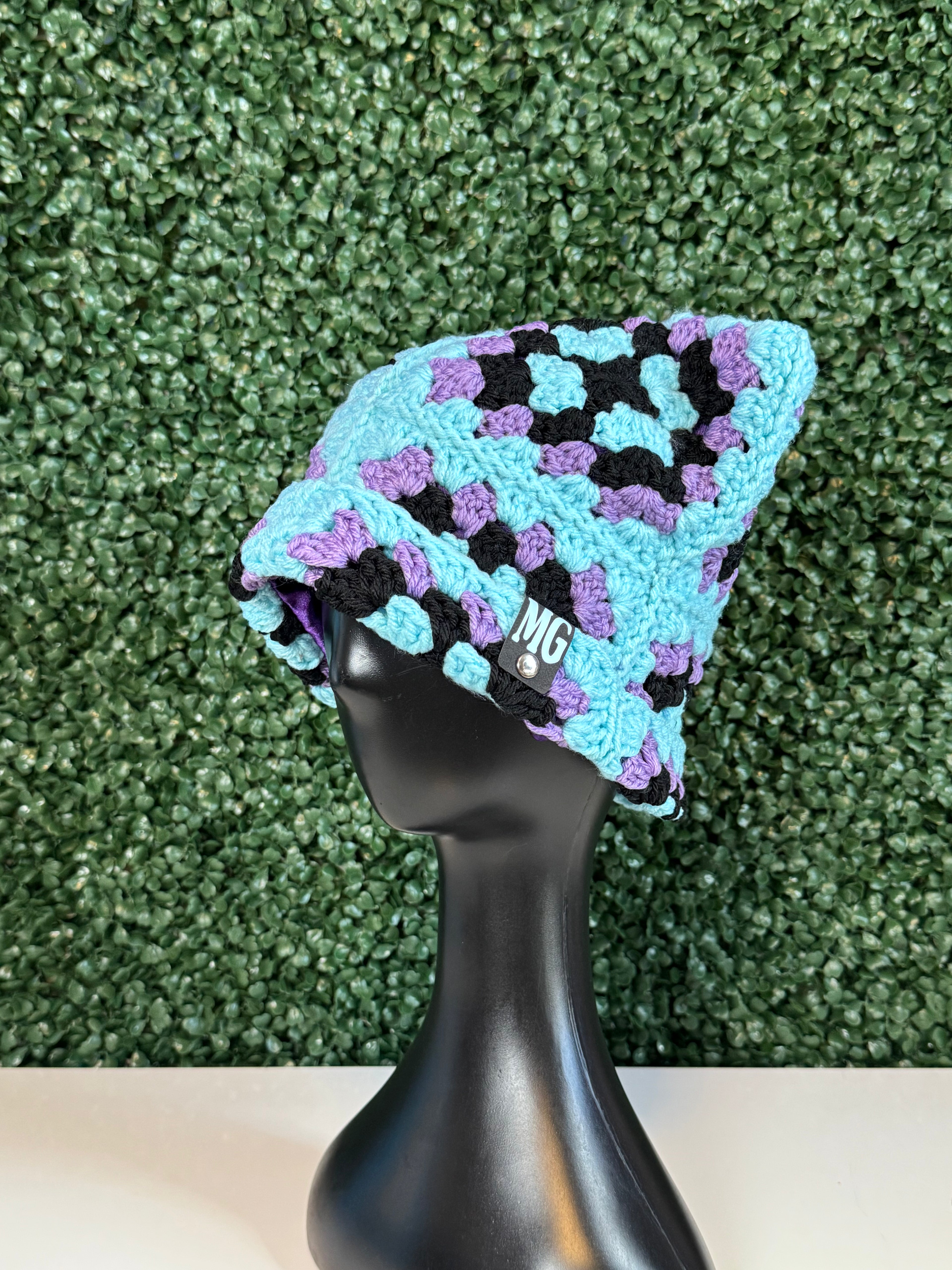 The Hue Granny Square Beanie