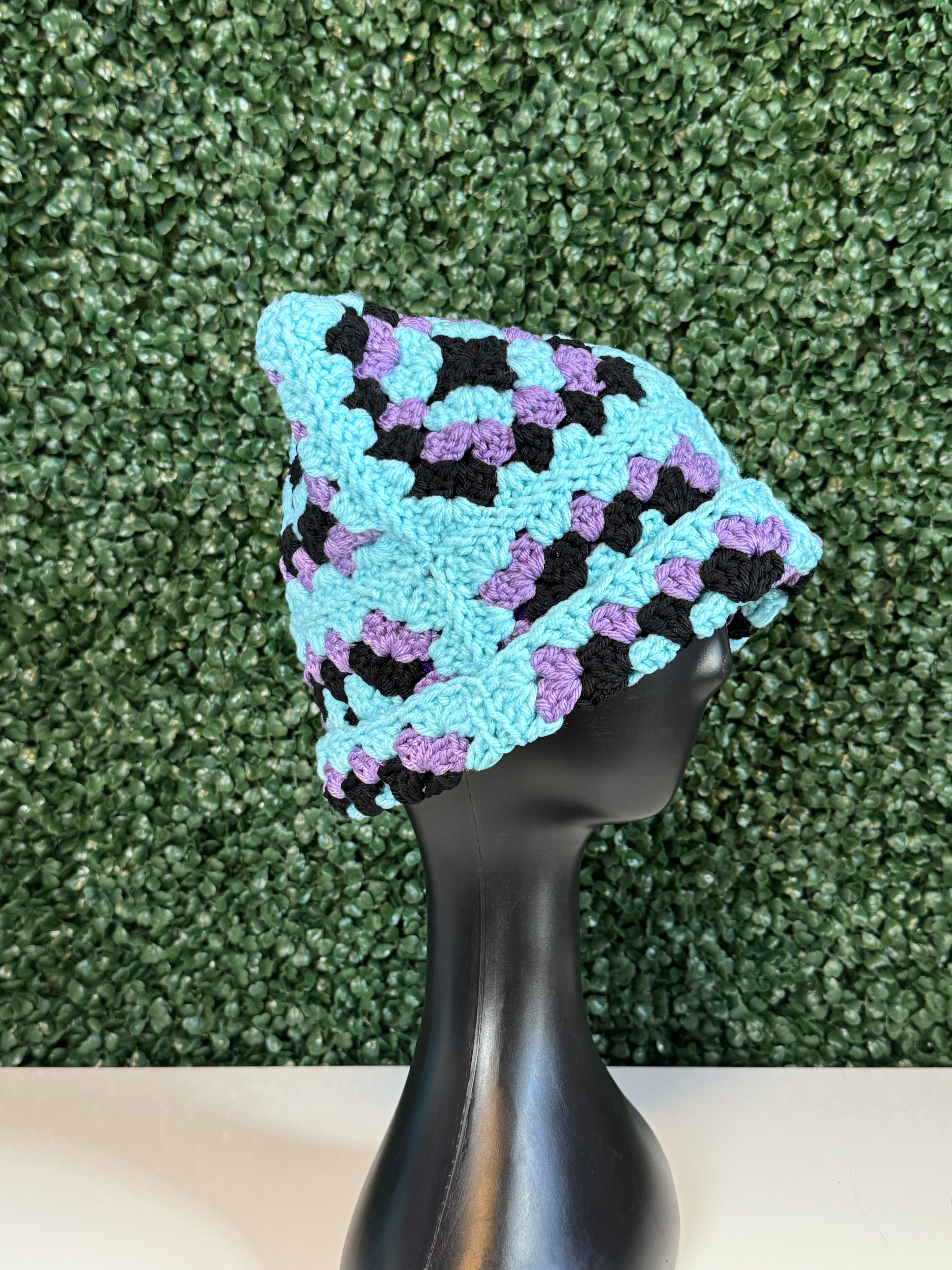 The Hue Granny Square Beanie