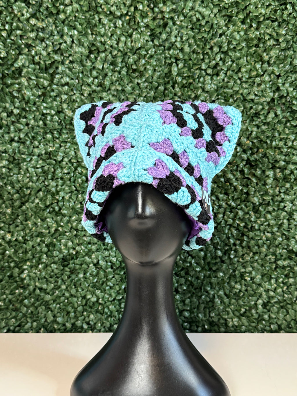 The Hue Granny Square Beanie