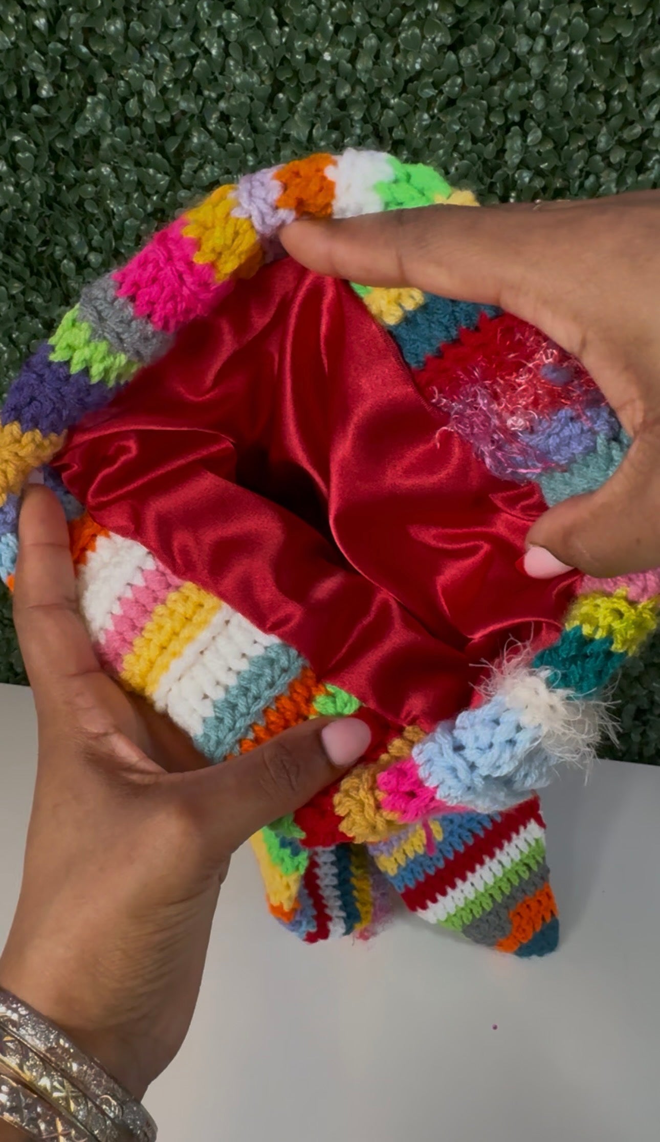 Satin lined "Scrappy" Bunny Ear Beanie