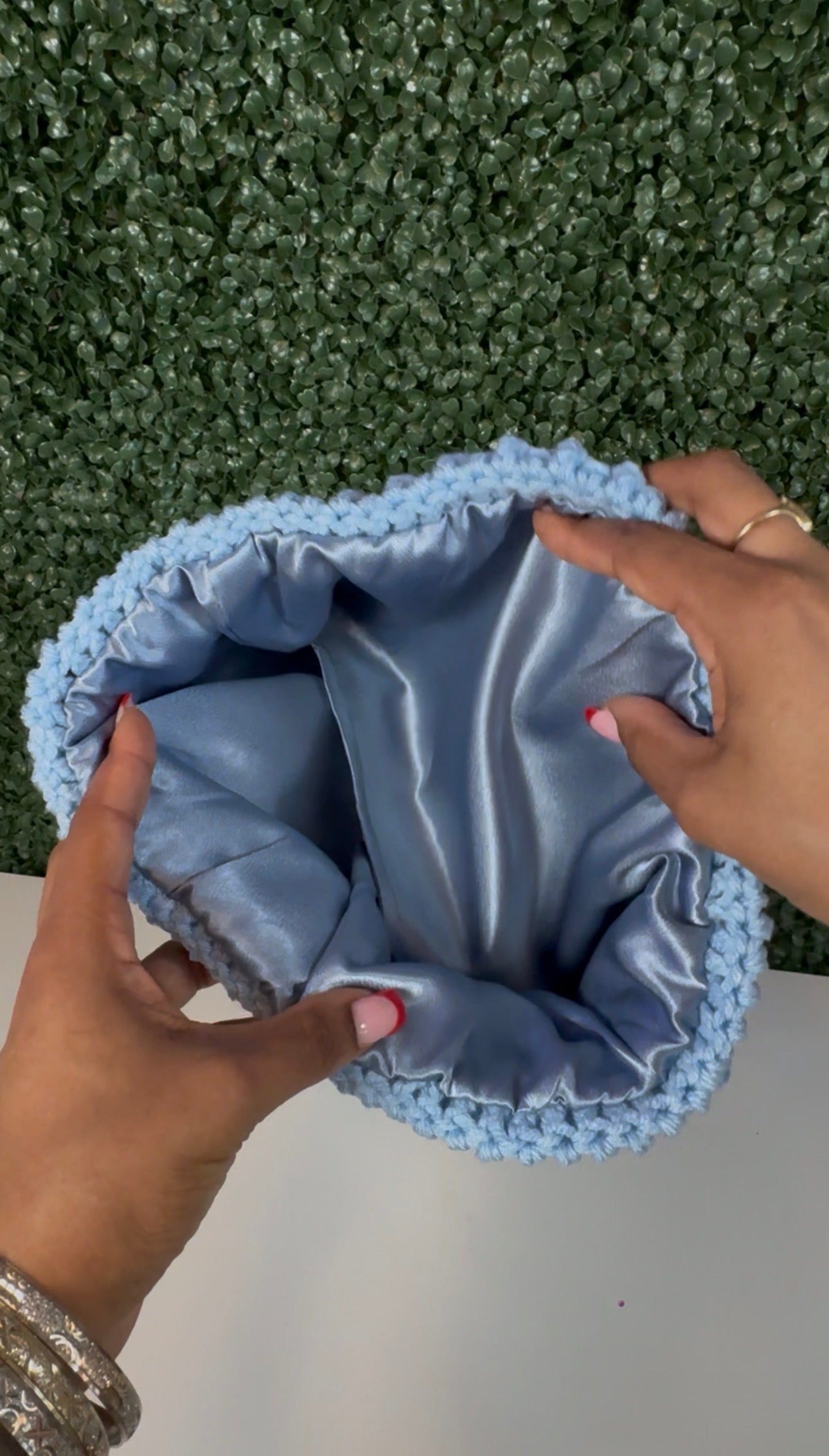 Satin lined "Icey" Cat ear Beanie