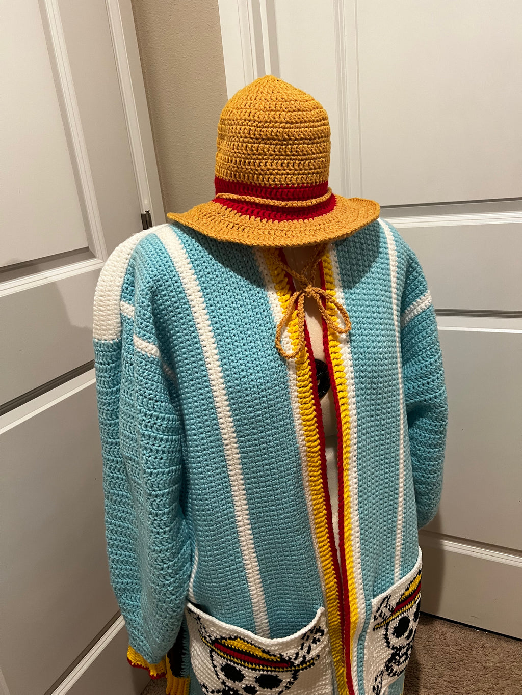 Custom Tapestry Crochet Cardigan