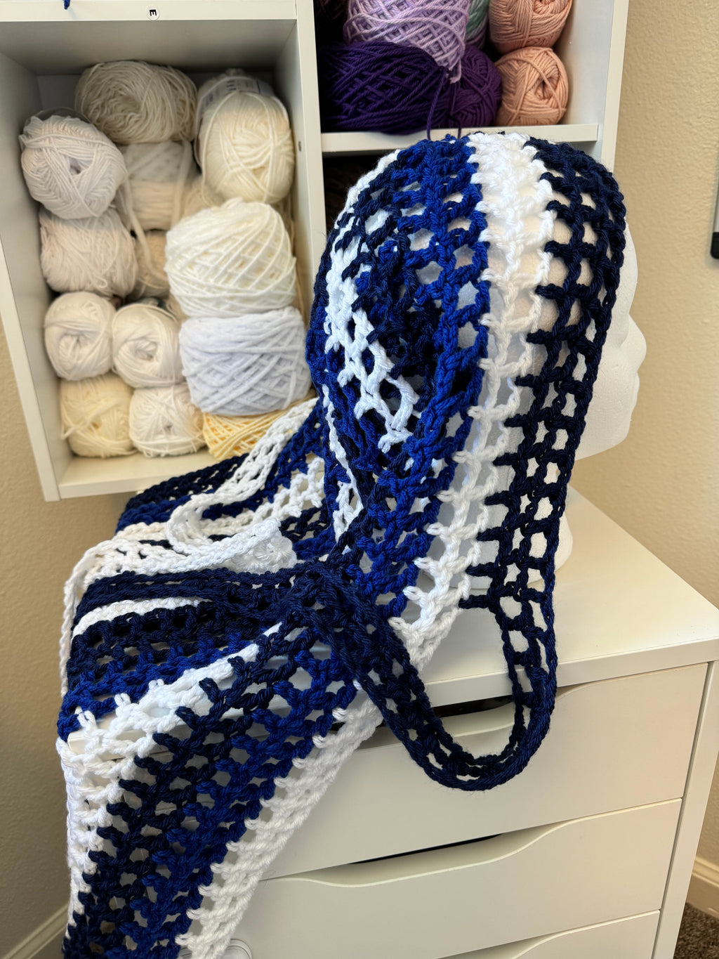 Multicolor striped viral durag