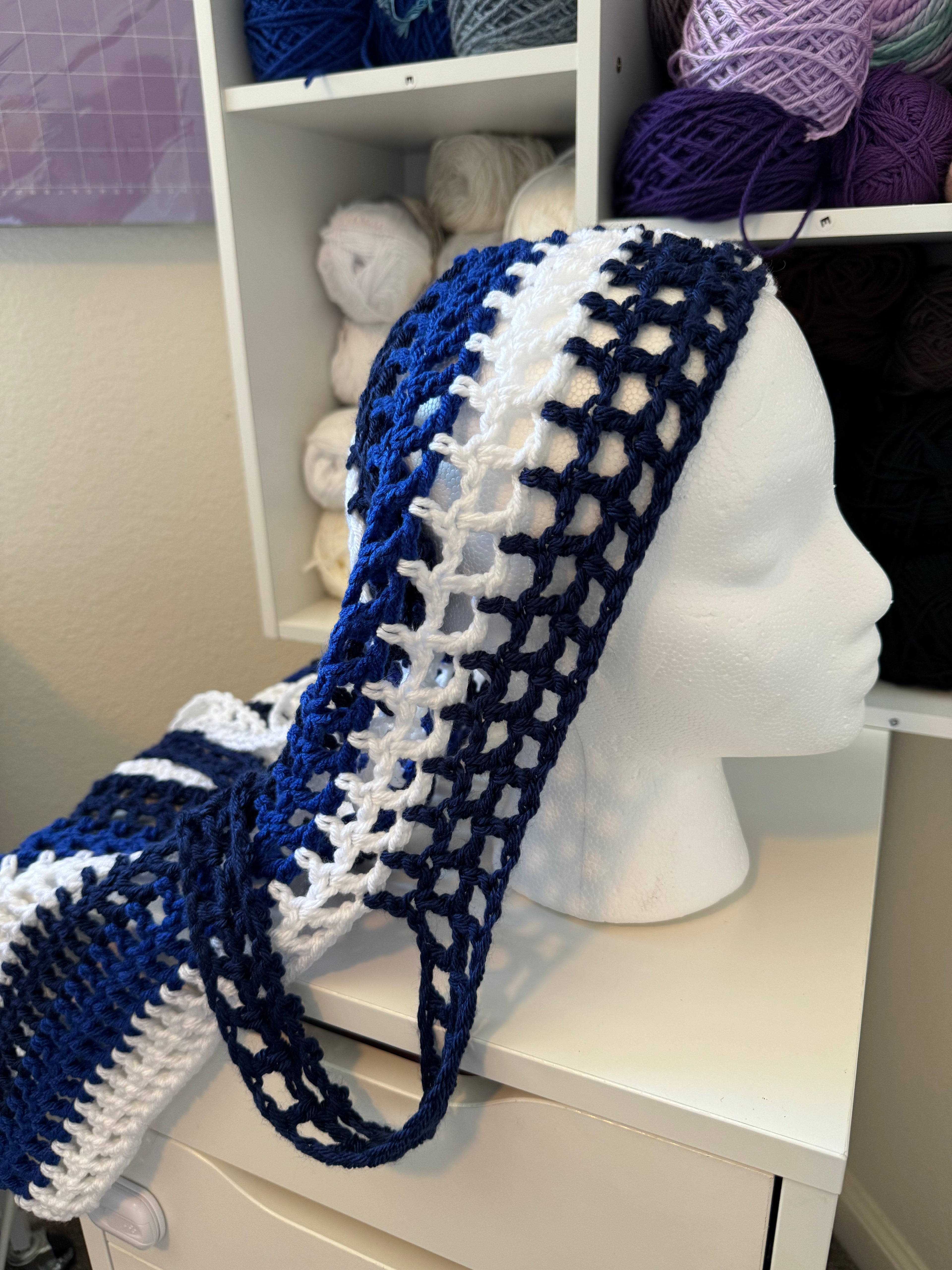 Multicolor striped viral durag