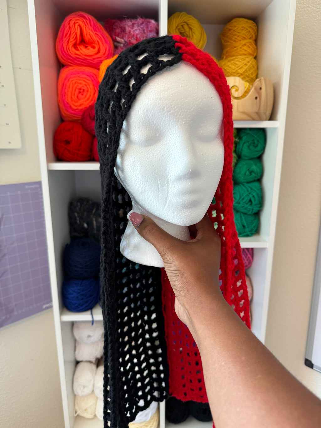 Red & Black Viral Durag