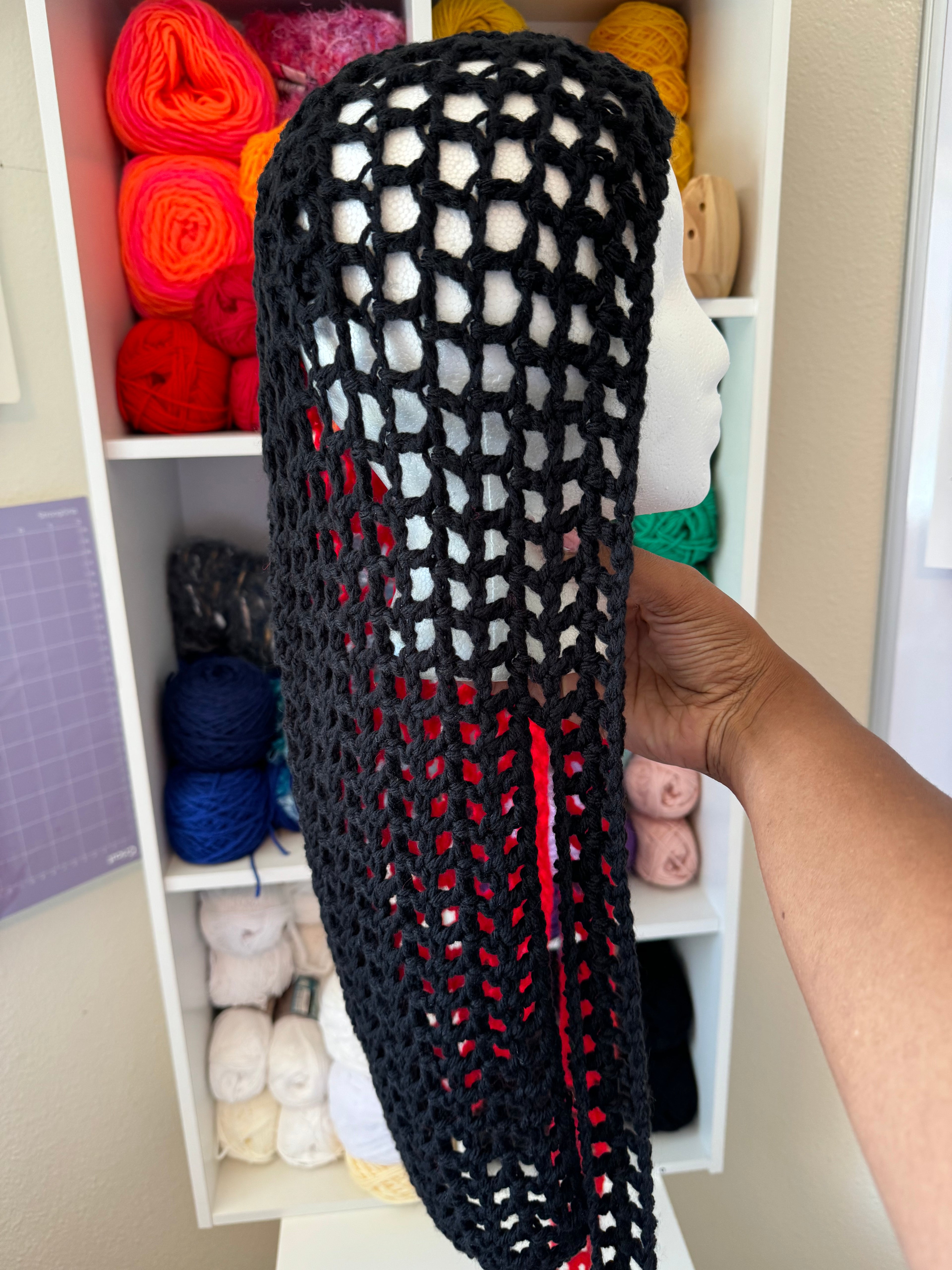 Red & Black Viral Durag
