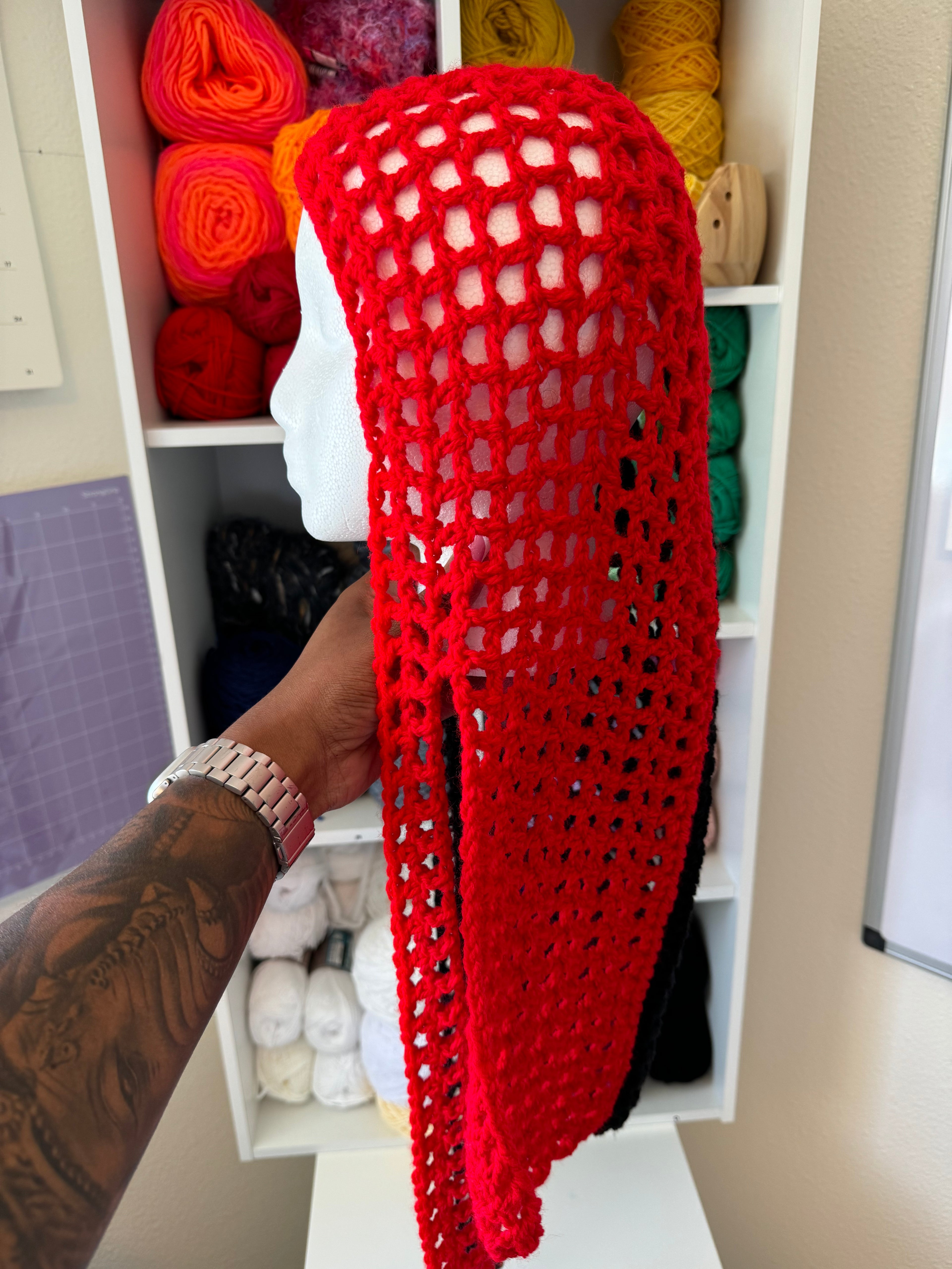 Red & Black Viral Durag