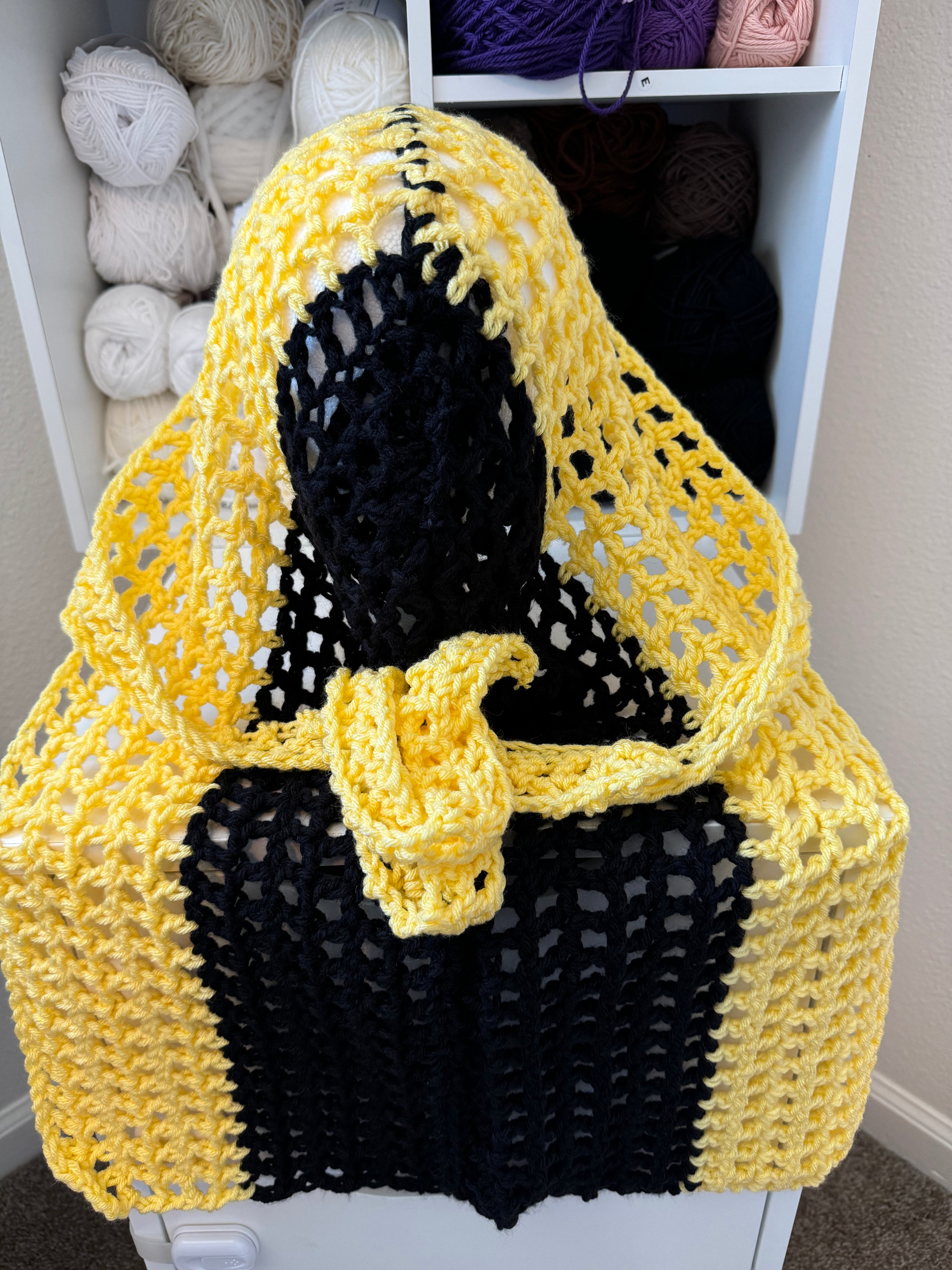 Black & Yellow Viral Durag