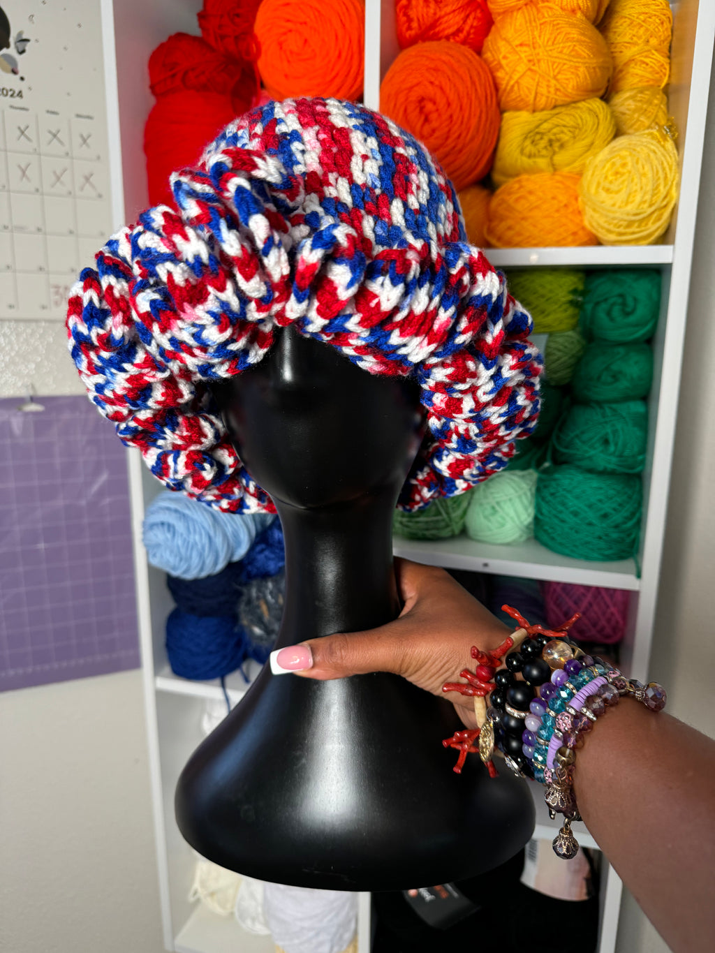 Team USA Ruffle Bucket Hat