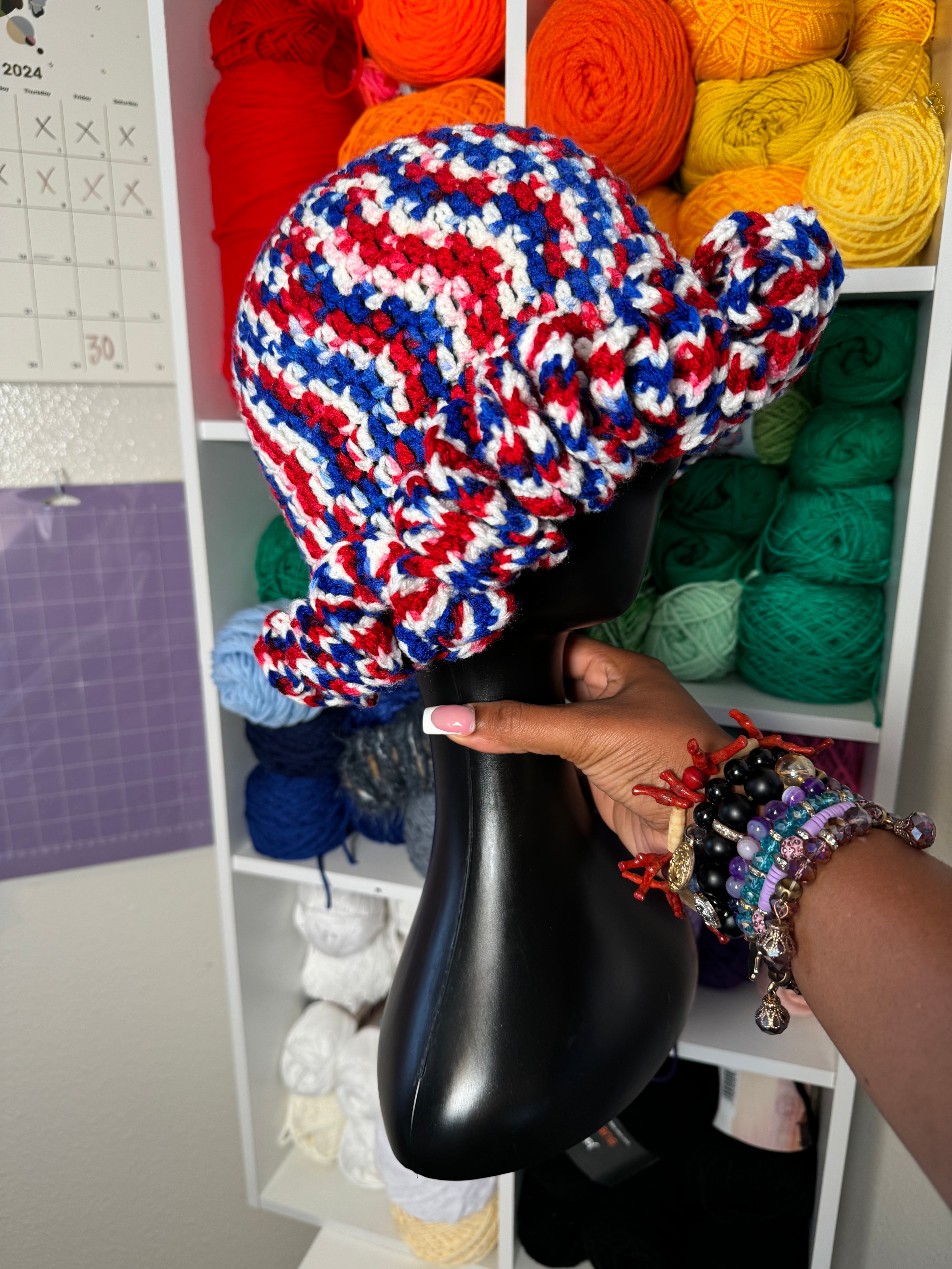 Team USA Ruffle Bucket Hat