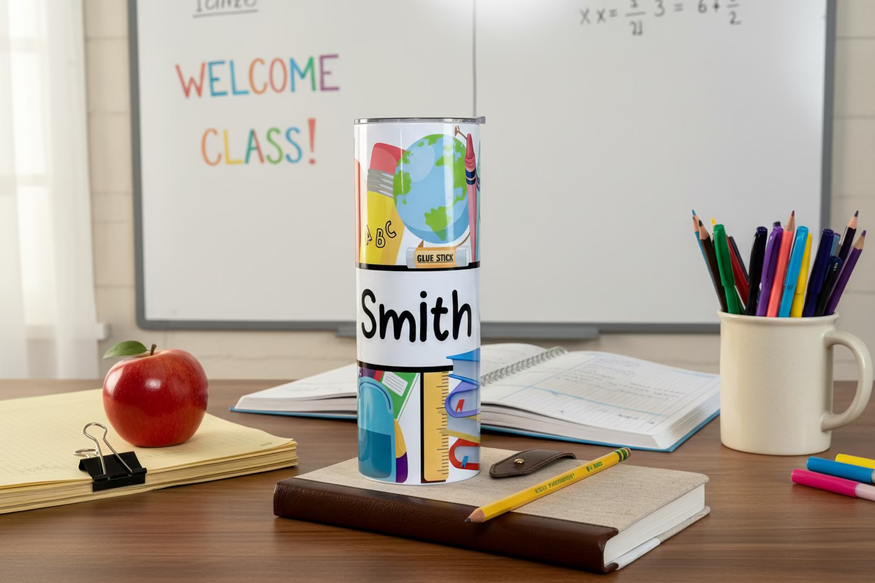 Personalized All Things Teacher Tumbler