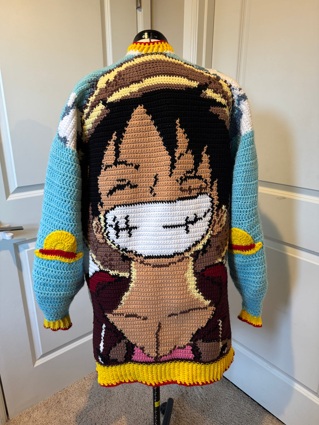 Custom Tapestry Crochet Cardigan