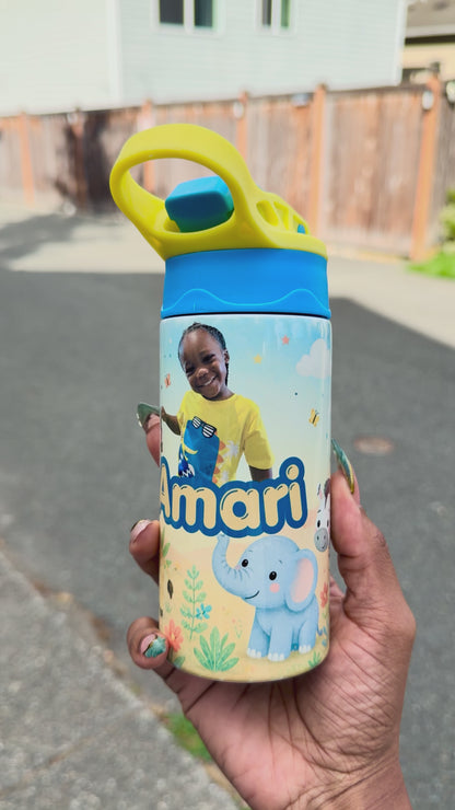 Personalized Kids Tumbler | Custom Name Water Bottle