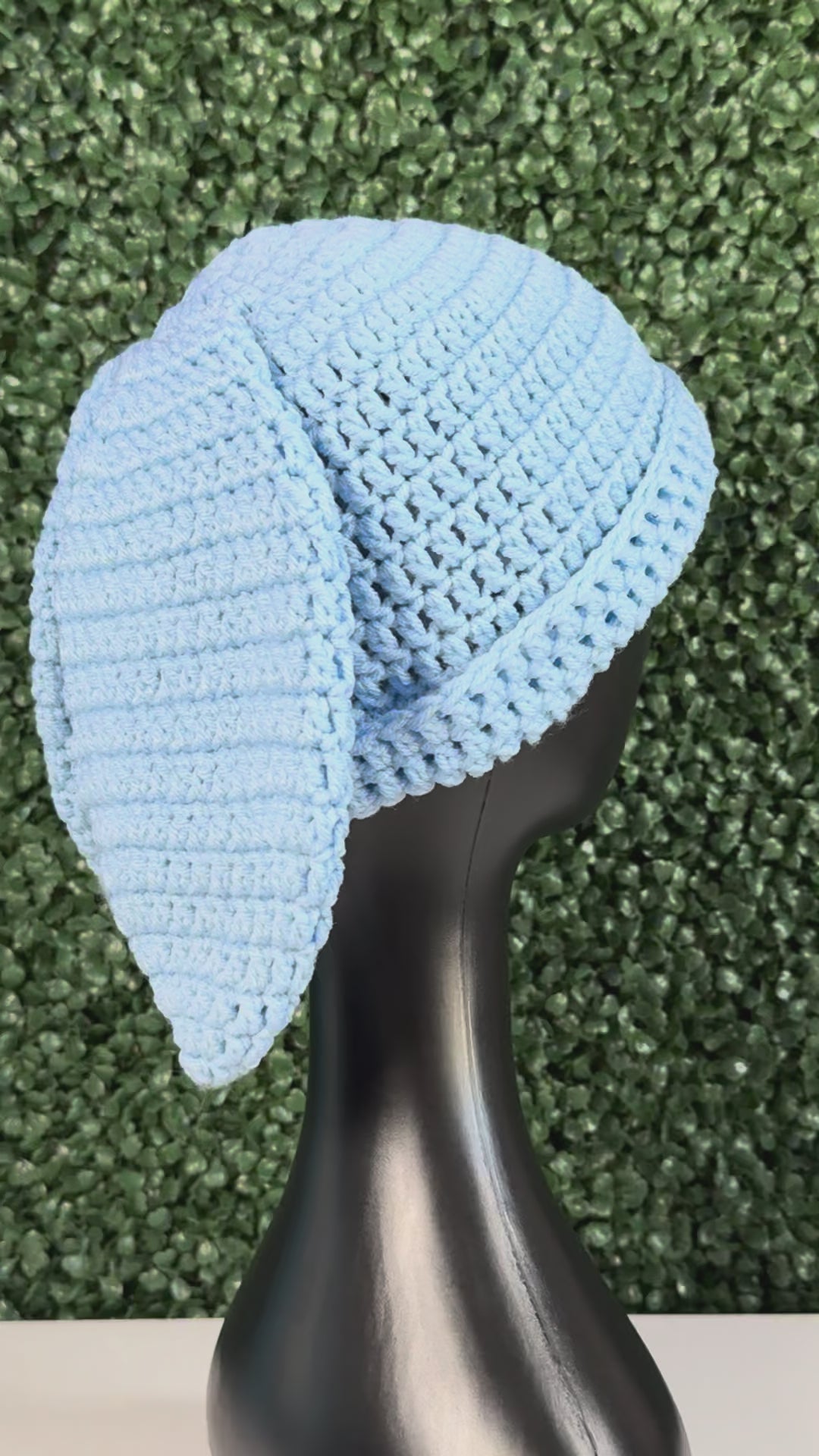 Satin lined "Solid" Bunny Ear Beanie