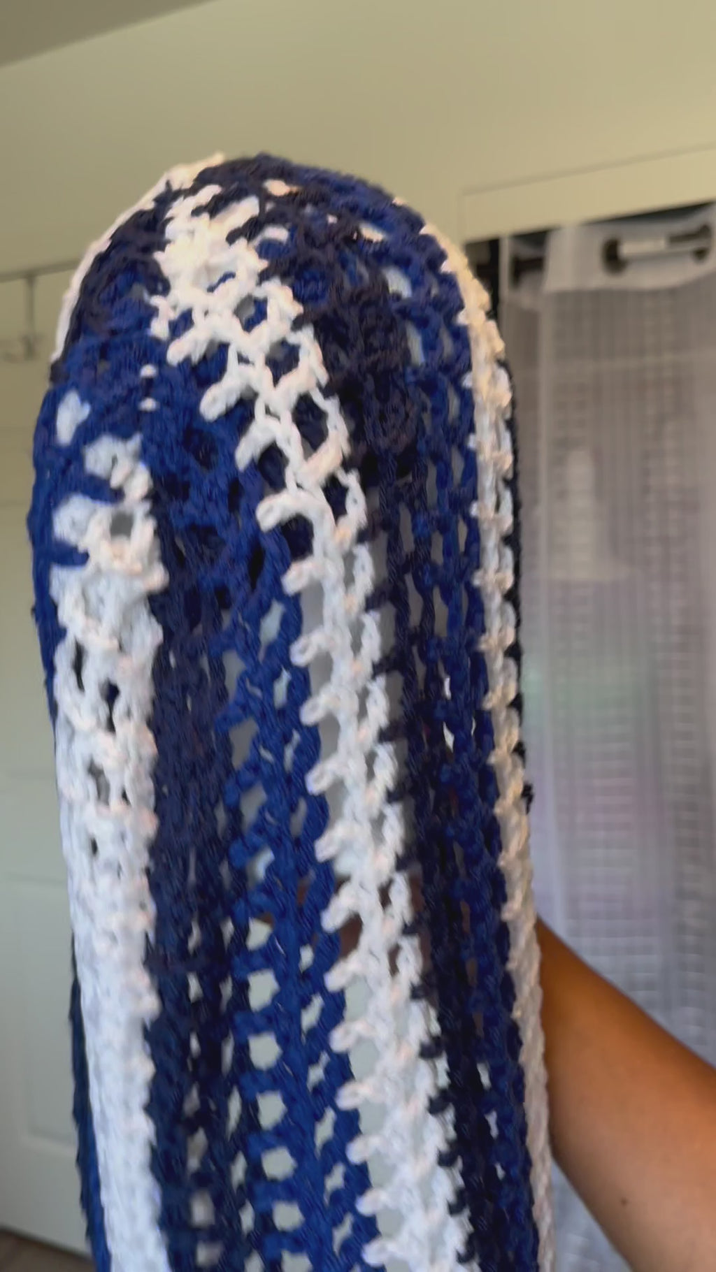 Multicolor striped viral durag